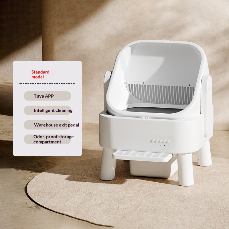 Fully Automatic Smart Cat Litter Box With Splash-proof Design 3
