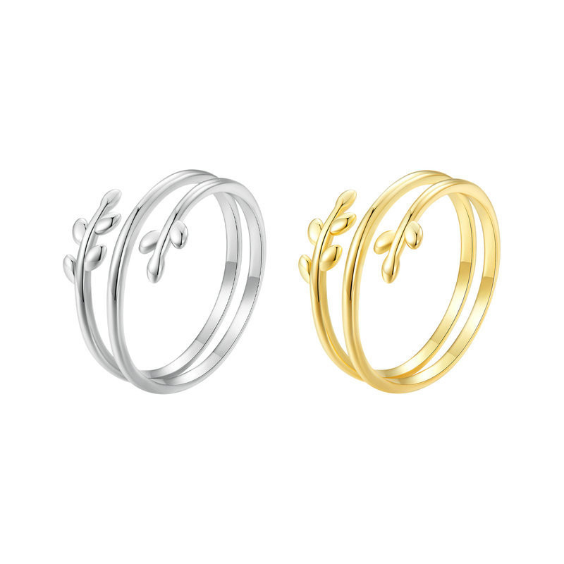 Fashion Personality Multi-circle Wicker Silver Ring