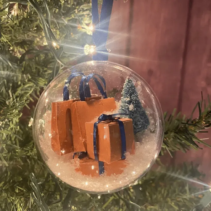 Christmas Tree Decoration Transparent Ball Hanging Decoration Scene Layout Hanging Decoration – image 5