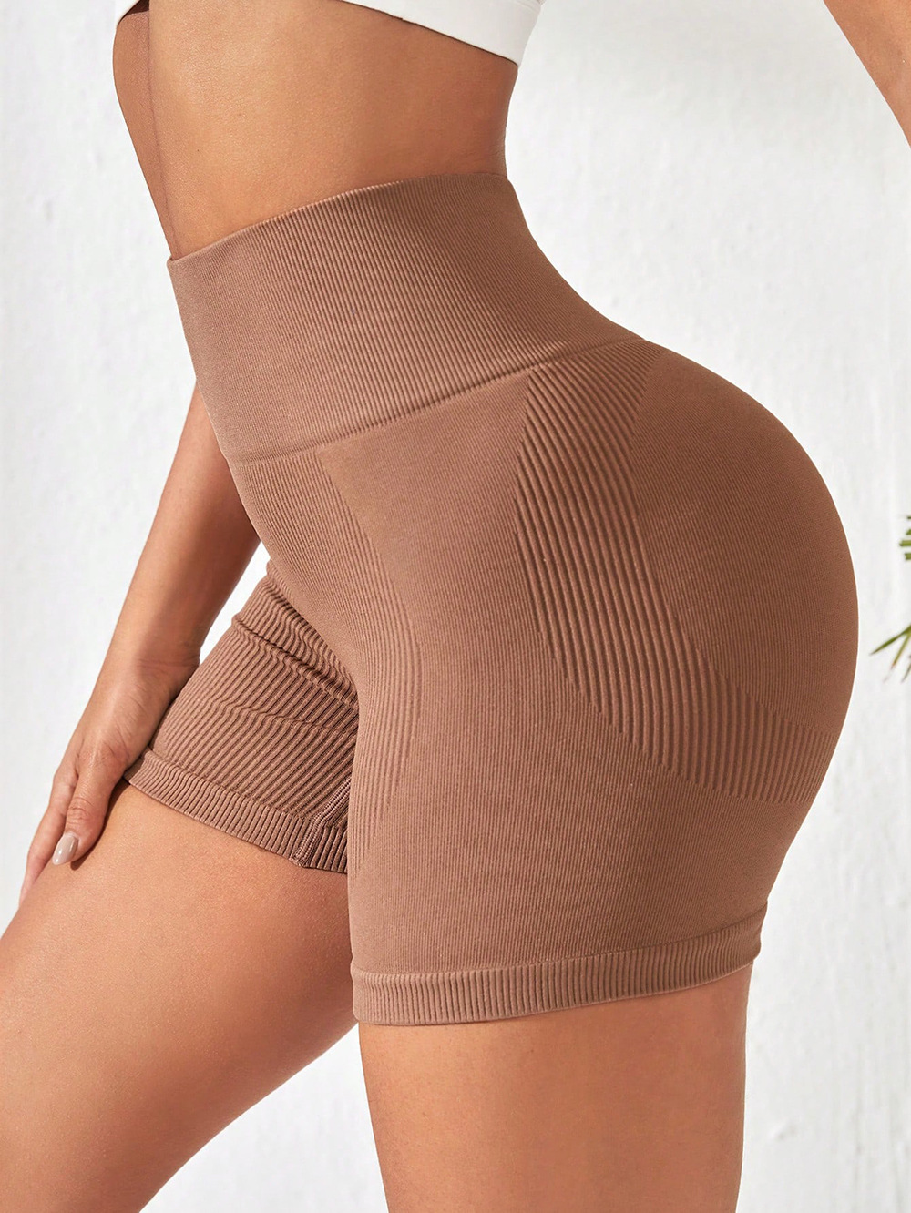 Title 18, Short de yoga cross-border, effet Peach Hip, ta...