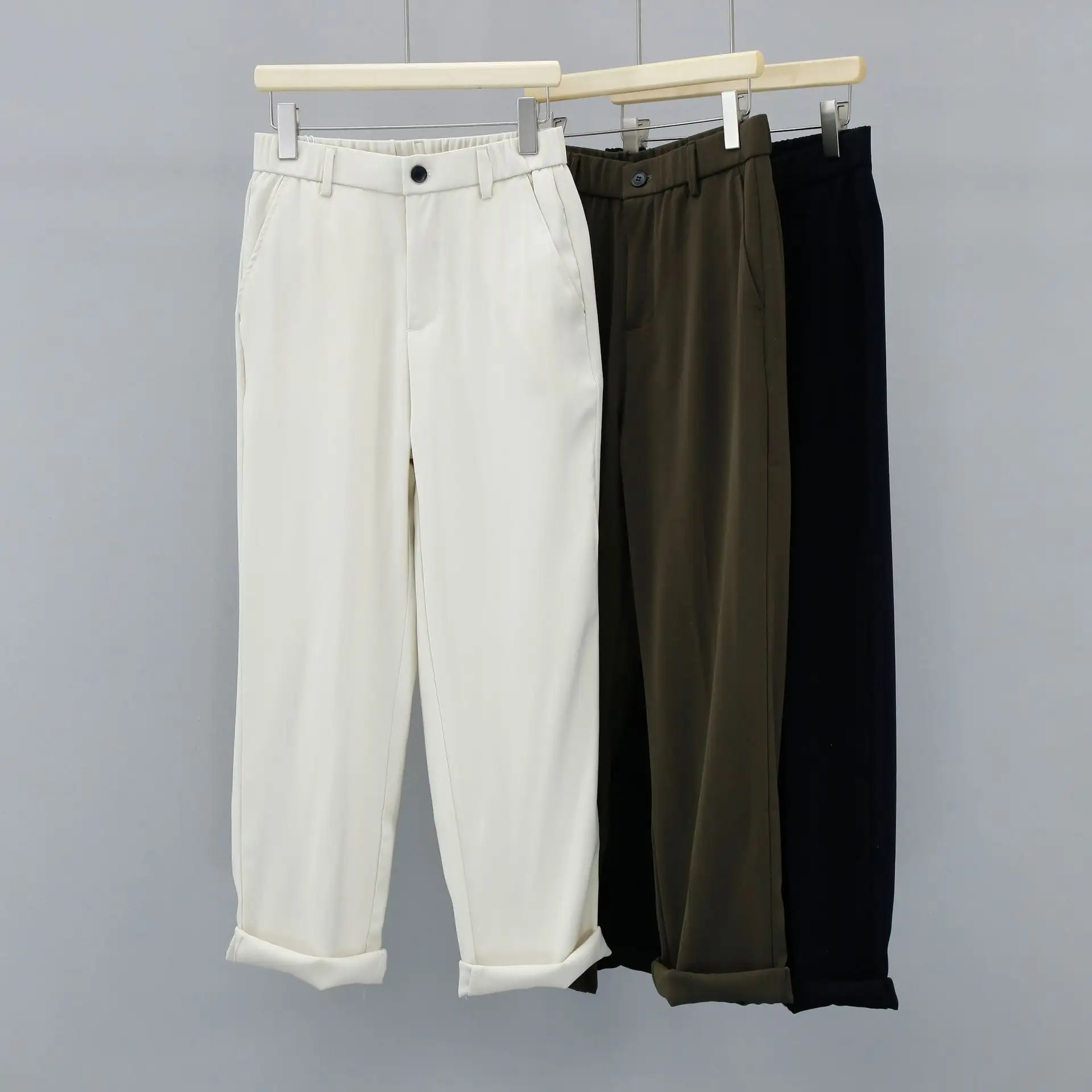 Men's Pure Color Minimal Versatile Fashion