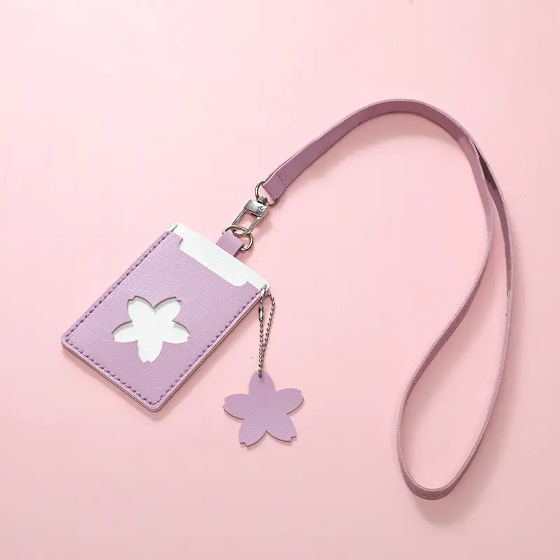 Handmade Diy Cartoon Cute Card Holder Pu