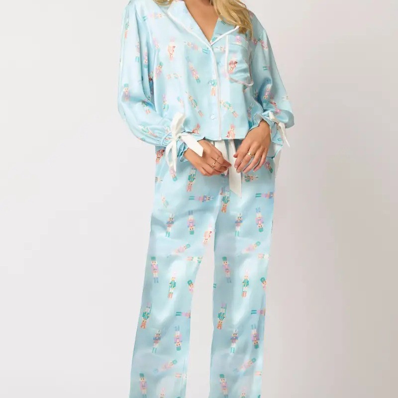 European And American Original Printing Suit Pajamas