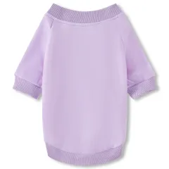 Blank Pullover Sweater Pet Clothes - Purple - View 1