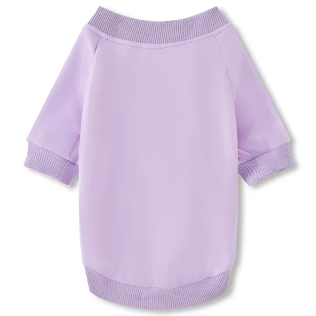 Blank Pullover Sweater Pet Clothes Purple - Shop at LoveMi