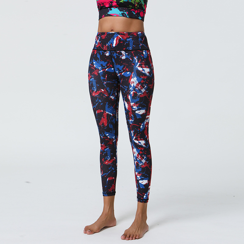 New Womens Printed Yoga Leggings 3