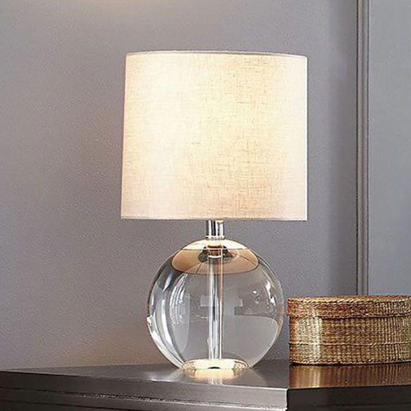 Modern Minimalist European-style Crystal Table Lamp Bedroom Bedside Lamp