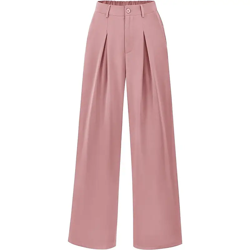 Work Commute Business Style Loose Casual Formal Wear Wide-legged Pants