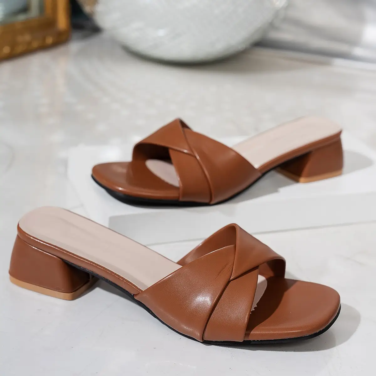 Temperament Korean Style Women's Outdoor Slippers New