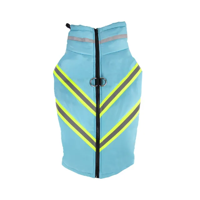 Pet Autumn And Winter Thickening Thermal Cotton padded Clothes Sky Blue - Shop at LoveMi