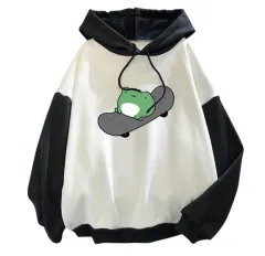 Fleece Shirt Hooded Sweater Fleece-lined Thickened S-3xl In Stock - Black - View 1