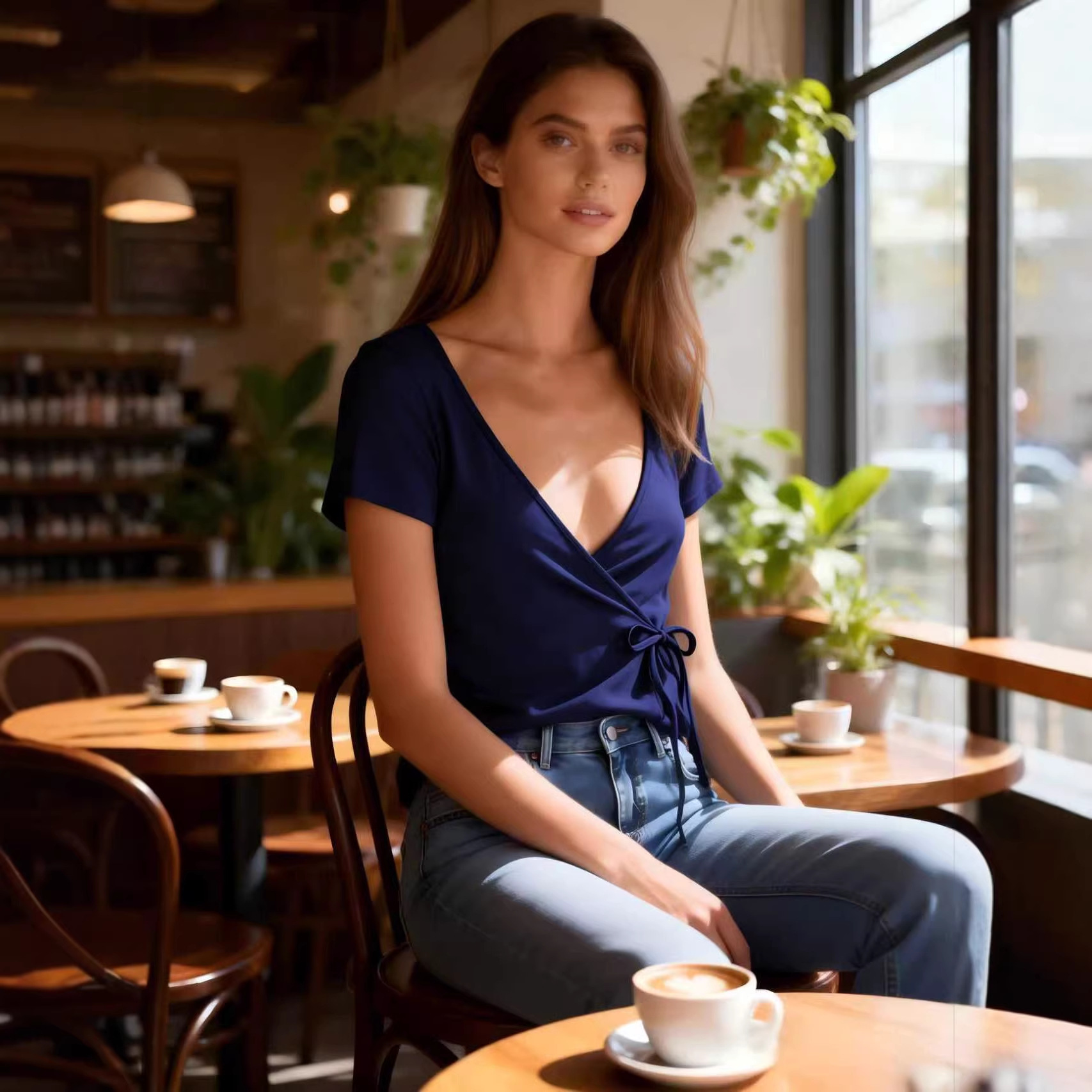 Women's Fashion Casual Short-sleeved Top