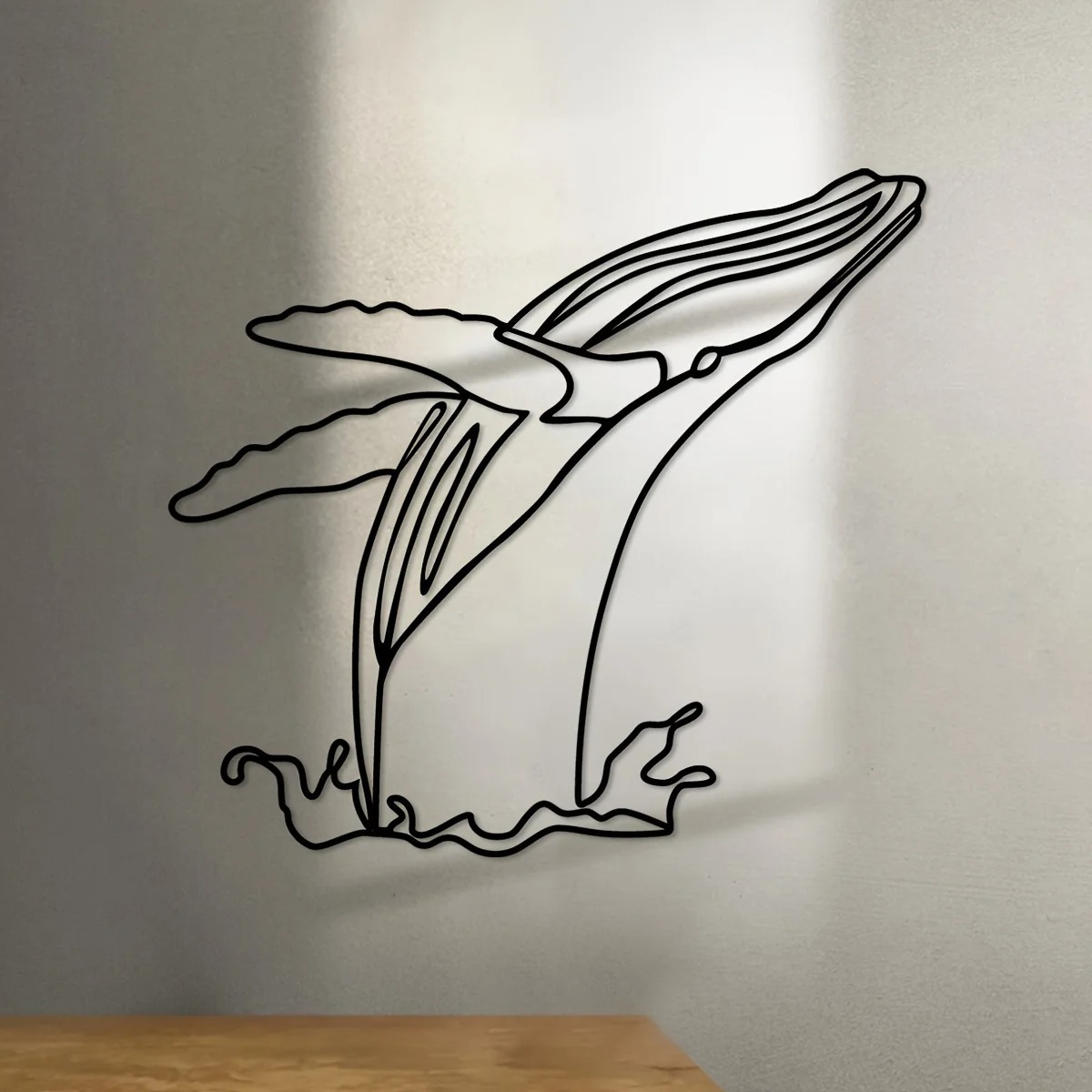 Minimalist Whale Iron Indoor And Outdoor Crafts