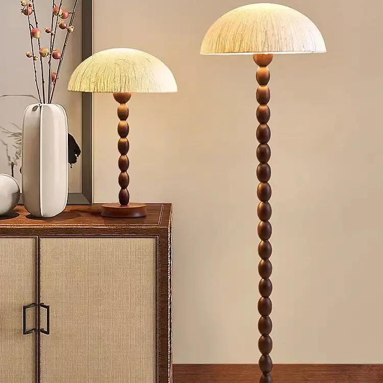 American-style Solid Wood Floor Lamp For The Bedroom Or Study