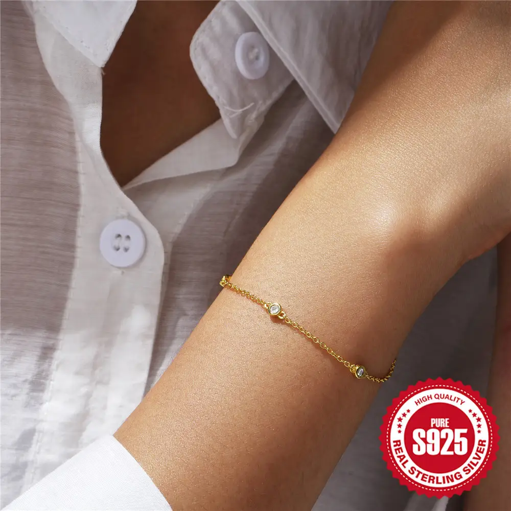 Simple Personality Zircon Women's Bracelet