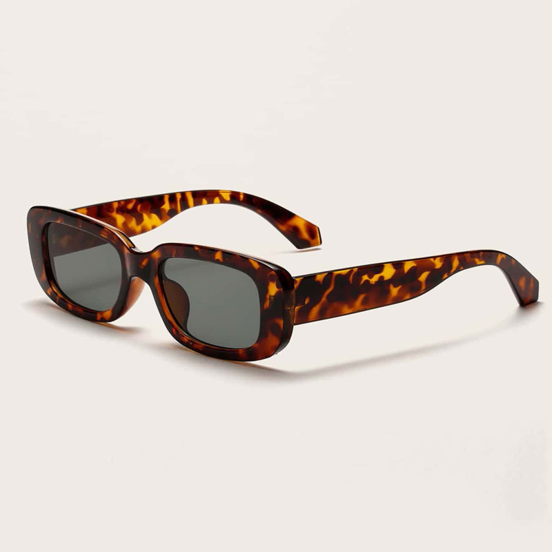Men's And Women's Rectangular Sunglasses With Small Frame