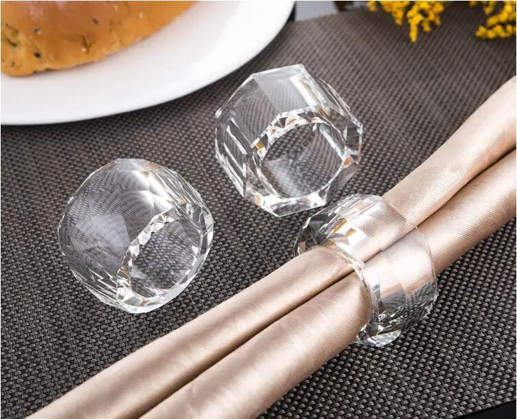 Title 11, New Crystal Diamond Shaped Napkin Household Dec...