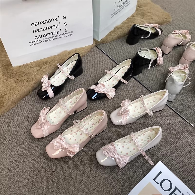 Springtime Soft And Fairy-like Mary Jane Shoes
