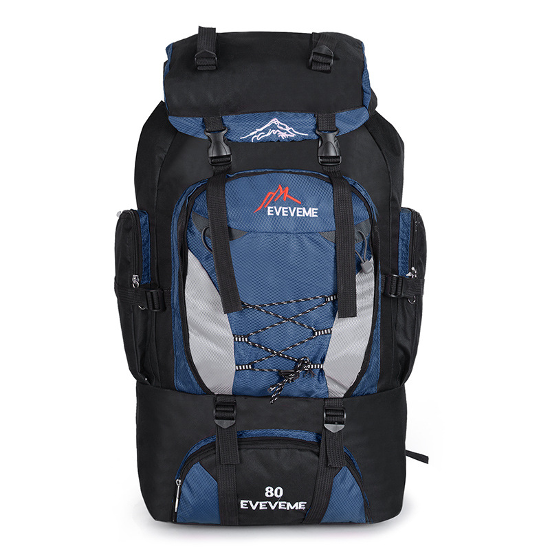 Outdoor Leisure Sports Backpack 80l Ultralight Riding Backpack Nylon Men And Women