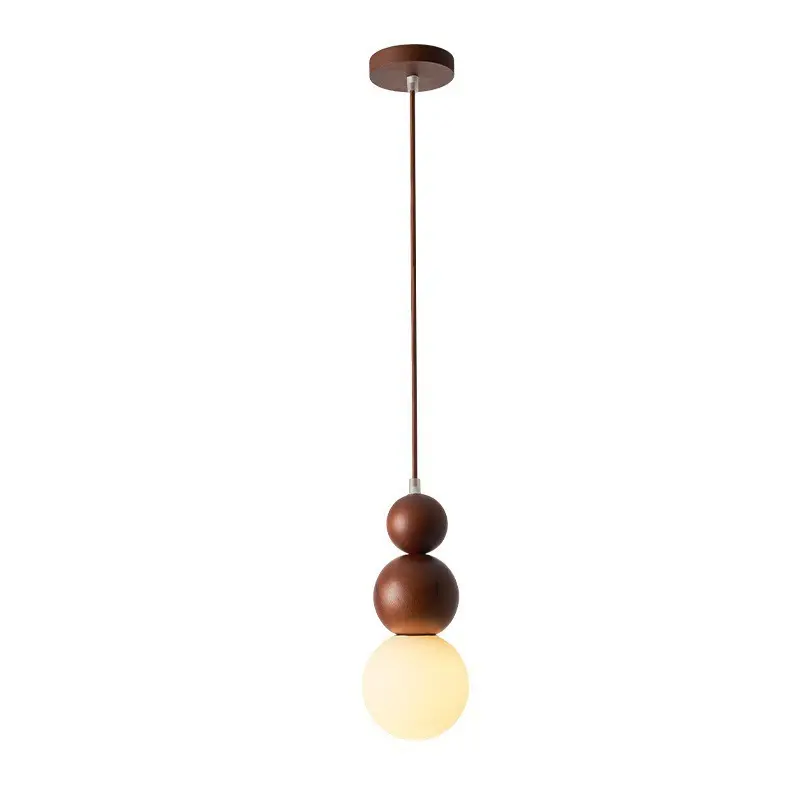 Wabi-sabi-style Guesthouse Single-head Long-string Pendant Light