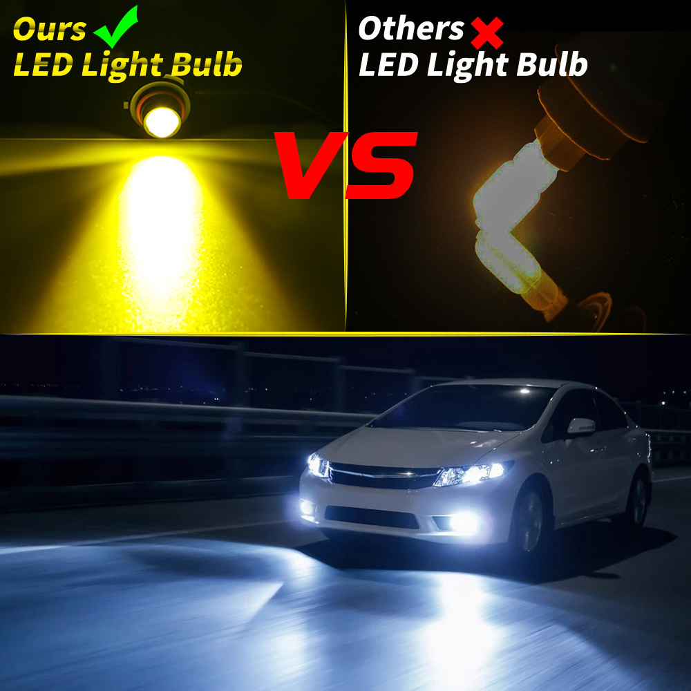 Fog Lamp 9005HB3 9006HB4 60W Laser With Lens Fog Lamp Headlight - Image 3