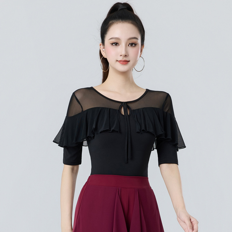 Womens Top For Summer Latin Dance Wear