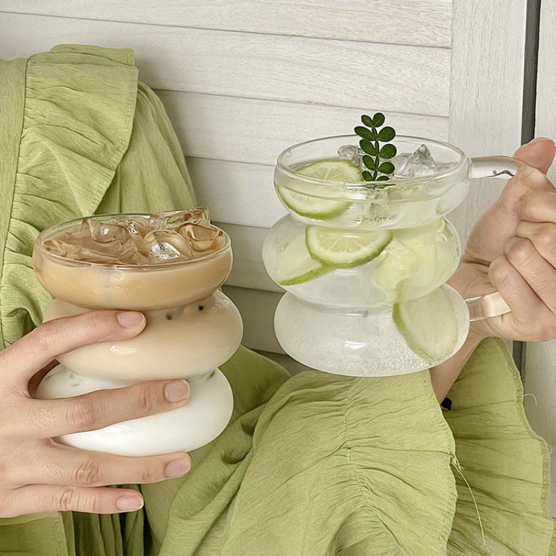 Borosilicate High Temperature Resistant Glass Cup With Handle