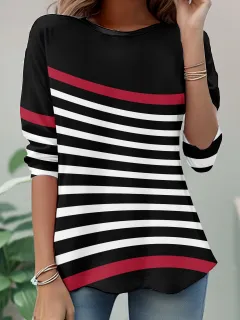 3D Digital Printing Casual Women's Top - T10034A009 - View 1