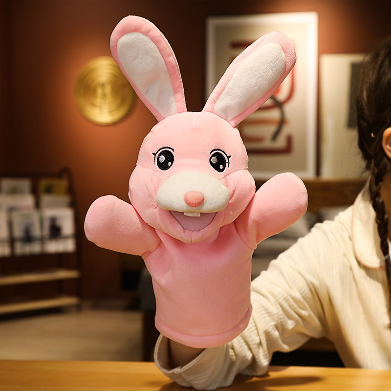 Pink Rabbit Puppet