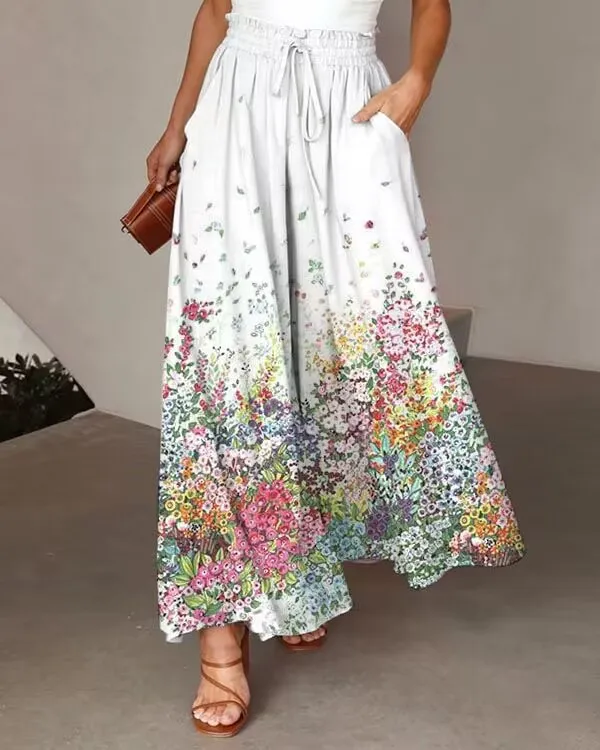 New Women's Suit Pants Casual All matching Wide Leg Trousers Qk2023072400 M - Shop at LoveMi