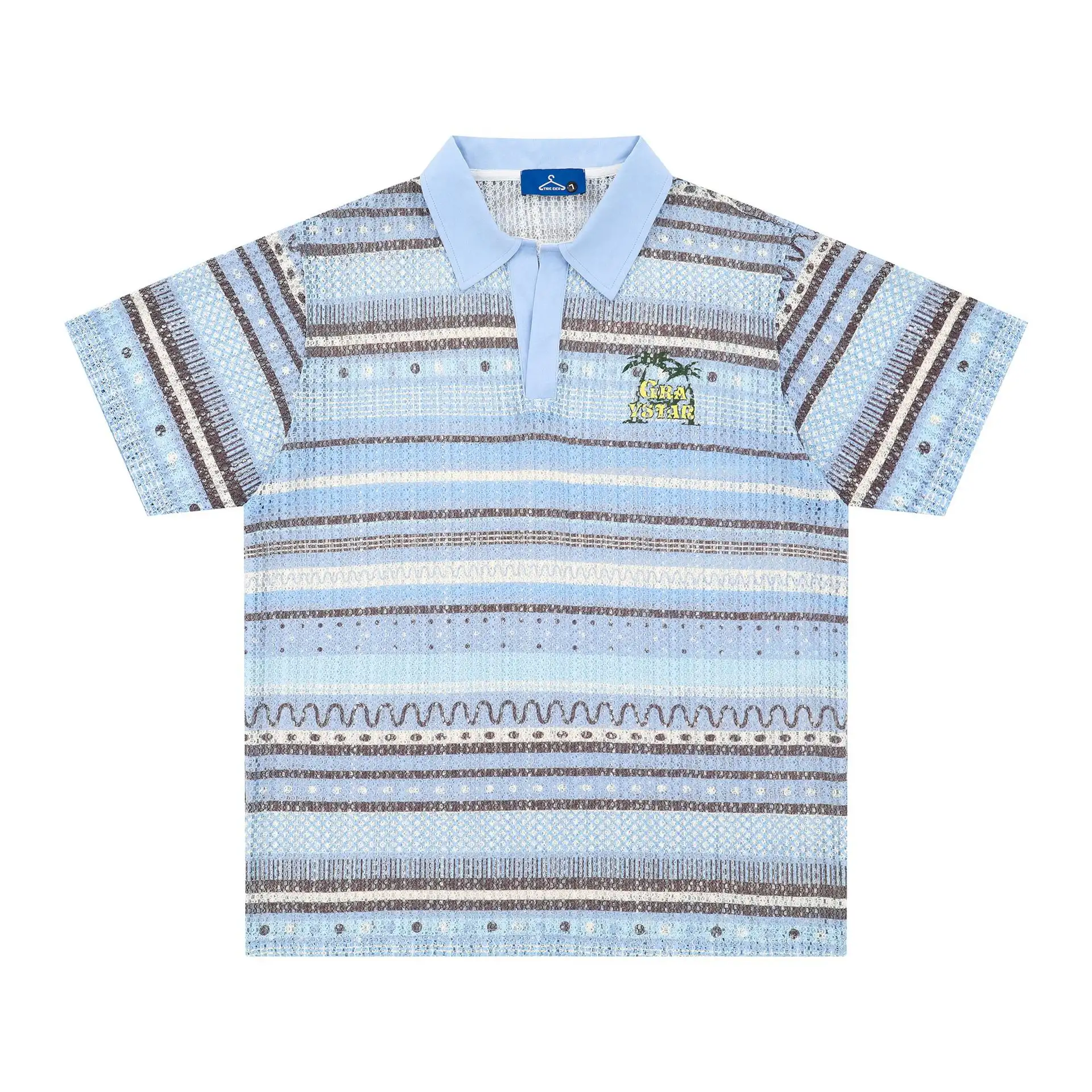 Printed Shirt Loose Leisure All-matching Men's Top