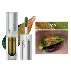 Pearlescent Monochromatic Metal Liquid Eye Shadow - 09 Colour - View 1