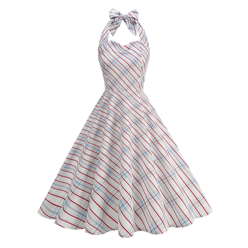 Fashionable Casual Womens Halter-neck Dress