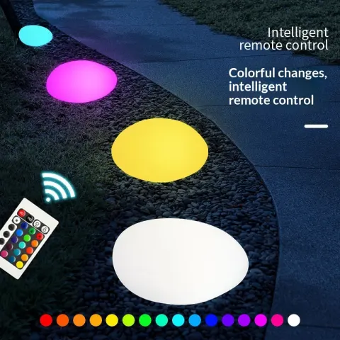 Artificial Pebble Outdoor Waterproof Lawn Light