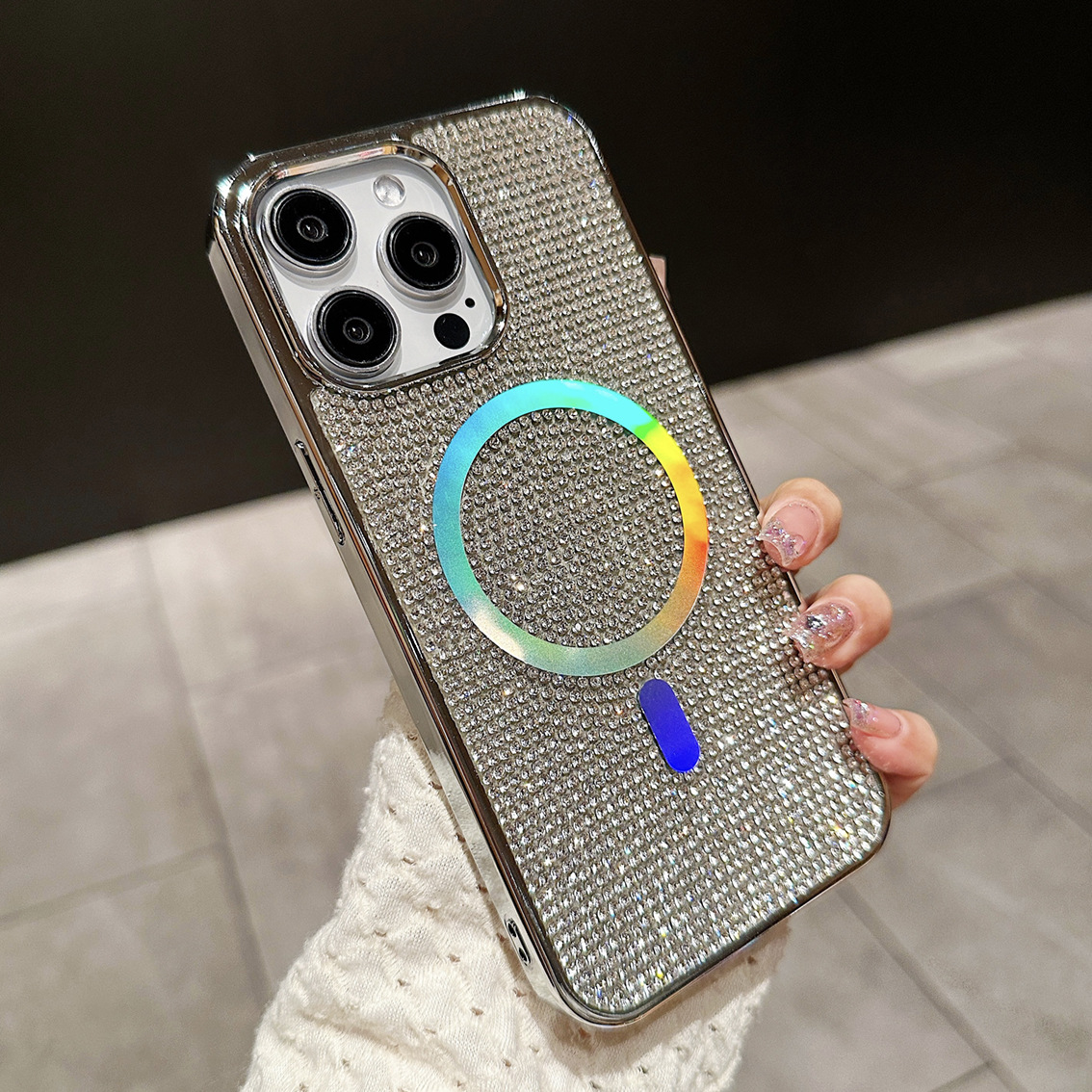 Phone Case Rhinestone Electroplating Protective Sleeve - Image 6