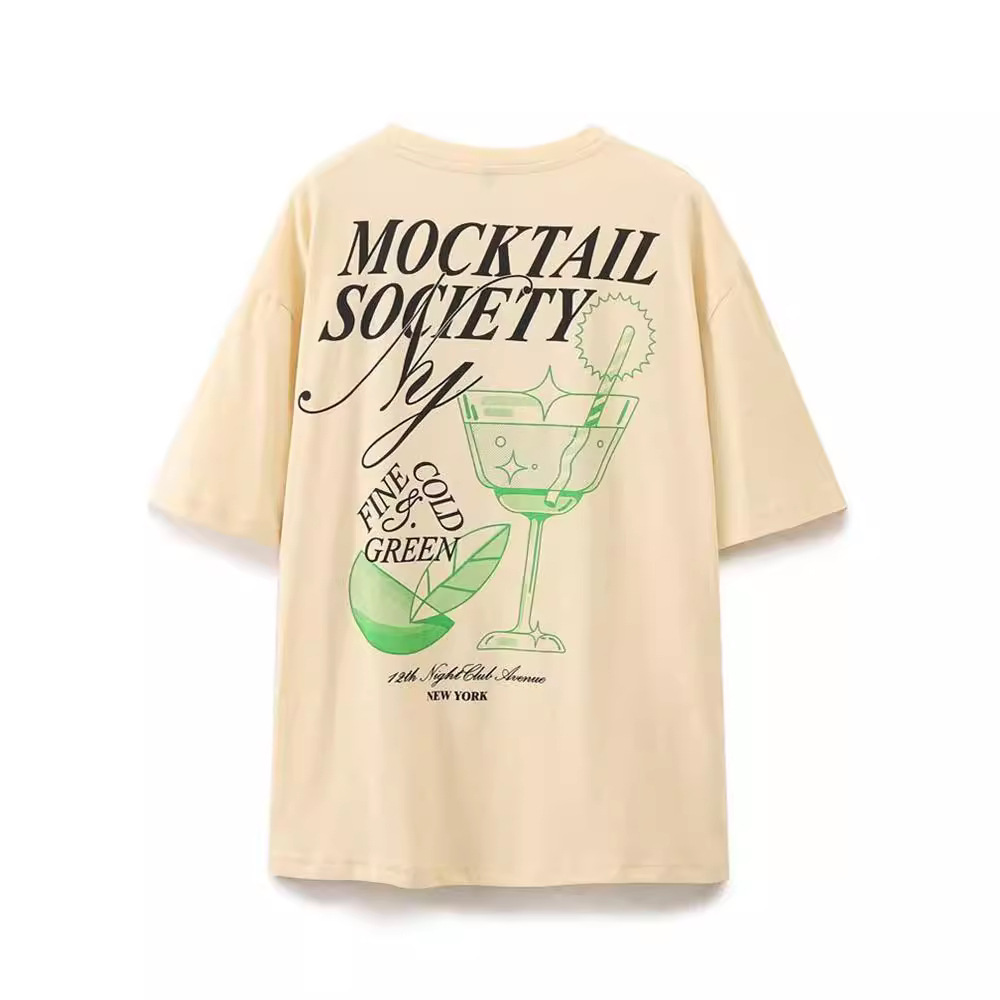 Women's Casual Loose All-matching Printed T-shirt