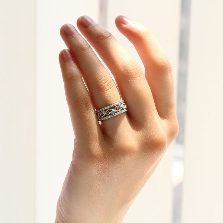 Silver-Tone U-Shaped Ring, picture 3 of 4