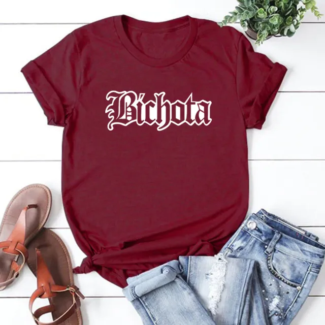 La Bichota Karol G T shirt Manana Sera Bonito T Shirt Burgundy - Shop at LoveMi