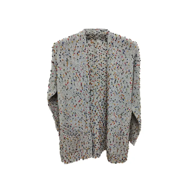 Cardigan Long Sleeve Pocket Sweater Top Gray - Shop at LoveMi