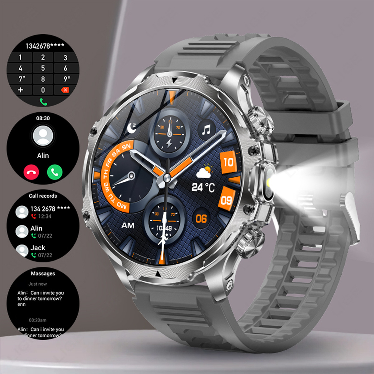 AK75 Smart Watch With Bluetooth Calling