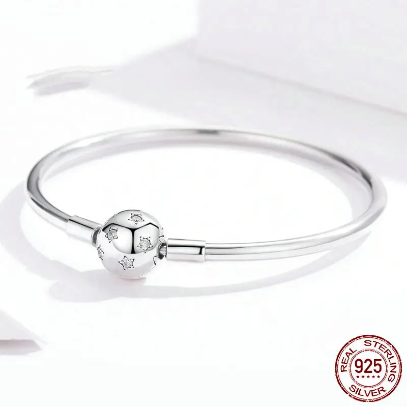 XINGX Basic Bracelet DIY Beaded Bracelet S925 Sterling Silver