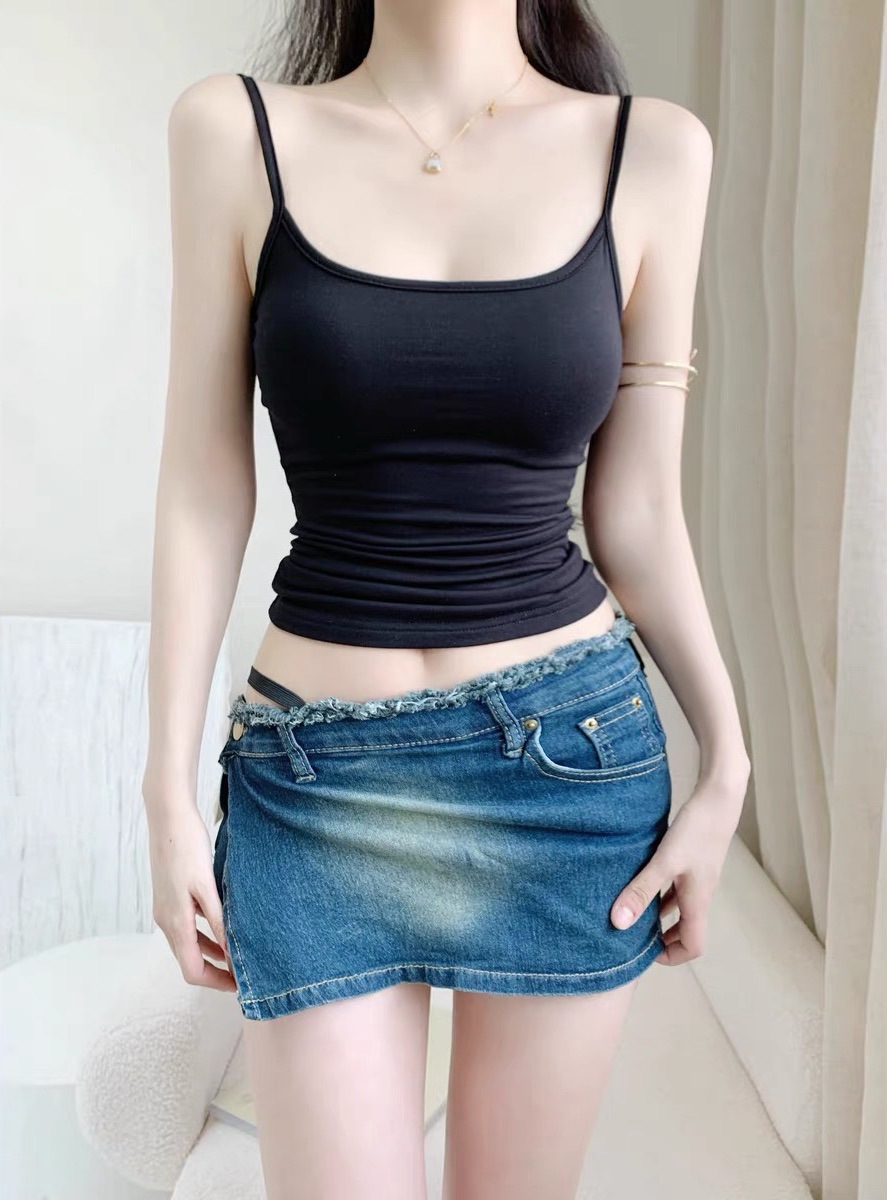 Outerwear Base Layer Camisole With Built-in Chest Pads