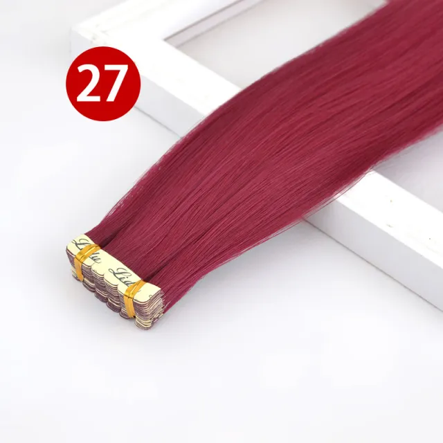 Seamless Hair Extension Highlight Color Hair Extension 27 Colors 1 Piece - Shop at LoveMi