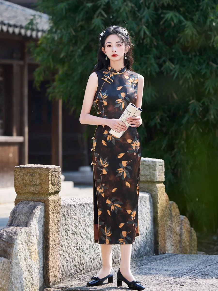 Girl's Retro Republic Of China Style Old High-end Daily Wear - M353