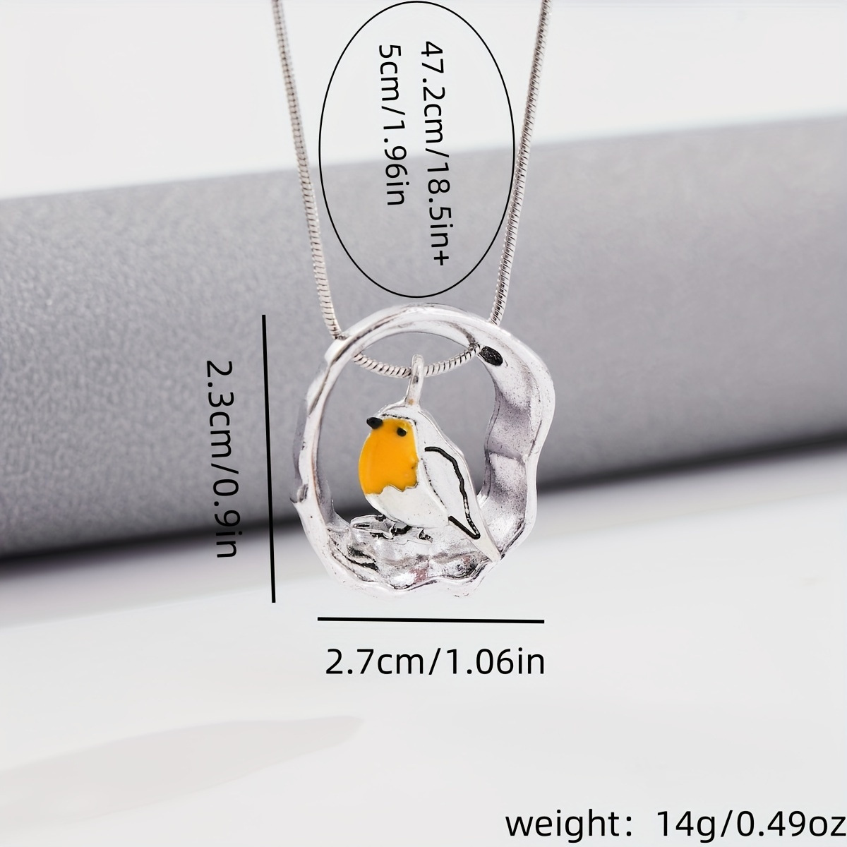 Fashion Creative Bird Hollow Pendant Necklace