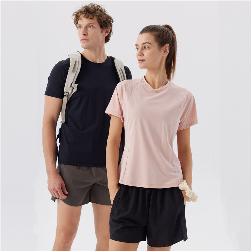 New Seamless Edge Pressing Reflective Quick-drying Breathable Running Track And Field Training Shorts Men