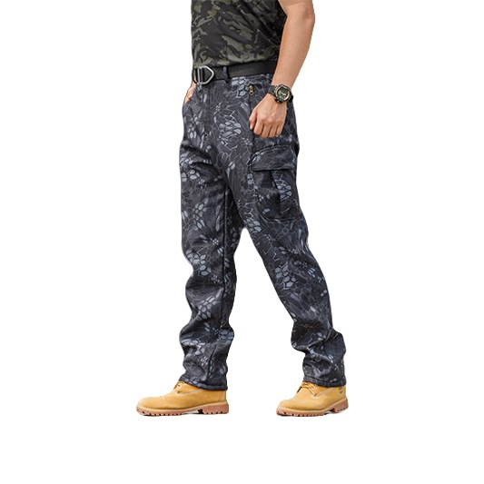 Outdoor Hiking Fleece-Lined Warm Casual Multi-Functional Waterproof And Wear-Resistant Workwear Tactical Pants 167022a7 Dcdb 4041 Aaa7 C0d03c241350