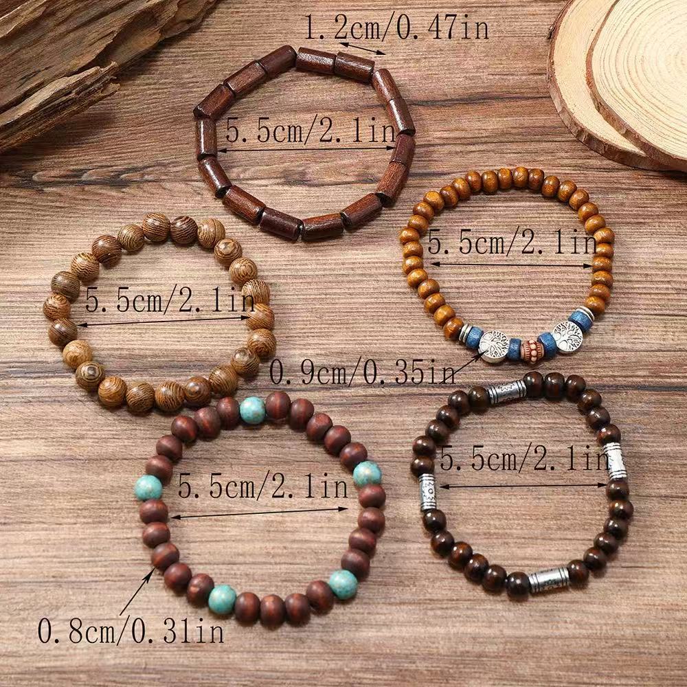 Multilayer Elastic Metal Tree Of Life Bracelet