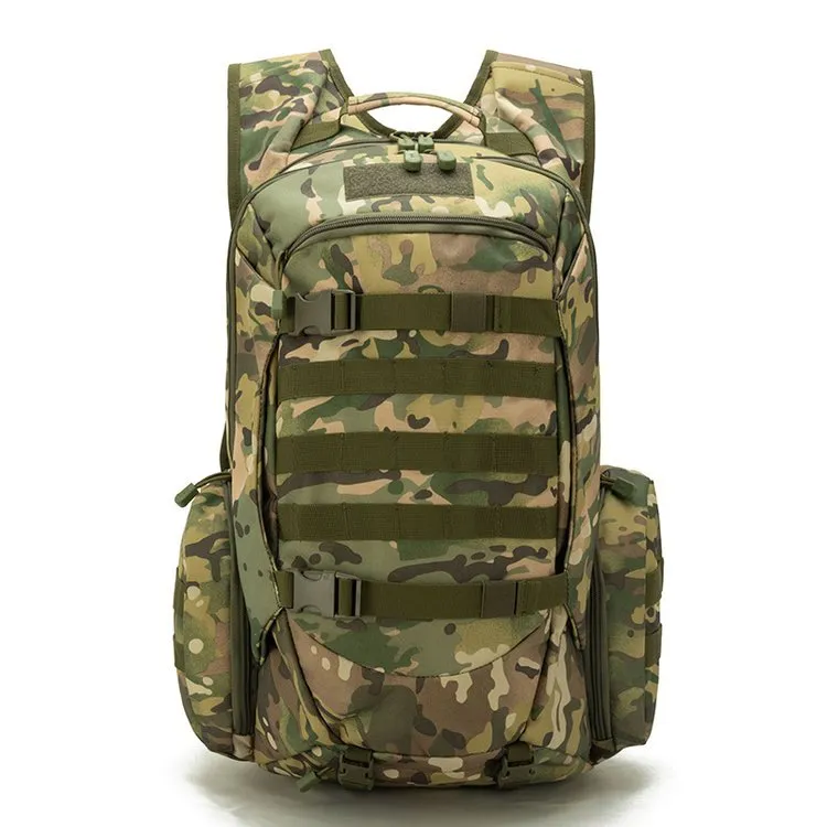 Tactical Outdoor Army Fan Mountaineering Backpack - Cp Camouflage-Free Size