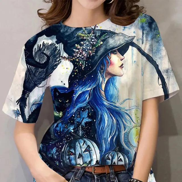 Summer Short sleeved Women's T shirt 3D Women's Printed Wear 1 S - Shop at LoveMi